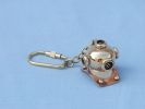 Solid Brass/Copper Diving Helmet Key Chain 5""
