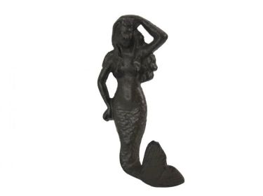 Cast Iron Mermaid Hook 6&quot;