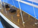 Wooden Intrepid Model Sailboat Decoration 60""