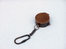 Antique Copper Compass Key Chain with Lid 5""