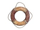 Seaworn Decorative Red and White Vintage Lifering 15""